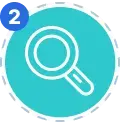 Odoo customization research icon symbolizing workflow analysis and planning