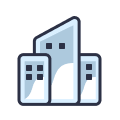 Odoo ERP enterprise deployment icon representing multi-company implementation