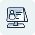 Odoo POS customer profile management icon representing cashier user identification