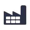 Odoo POS manufacturing and factory operations icon representing industrial production sales