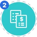 Odoo SaaS billing and subscription management icon representing automated payment handling