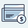 Odoo payment processing icon representing invoice and transaction handling