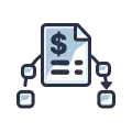Odoo financial data migration icon representing accounting and billing transfer