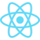React JS logo representing Shopify frontend development