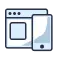Cross-platform device icon showing Odoo web and mobile app compatibility