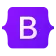 Bootstrap frontend framework logo for responsive web interface development