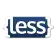LESS CSS preprocessor logo for dynamic stylesheet compilation