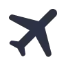 Shopify airplane icon representing global shipping and international delivery services