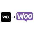Wix to WooCommerce migration icon