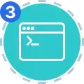 Product or service listing setup step icon for marketplace onboarding