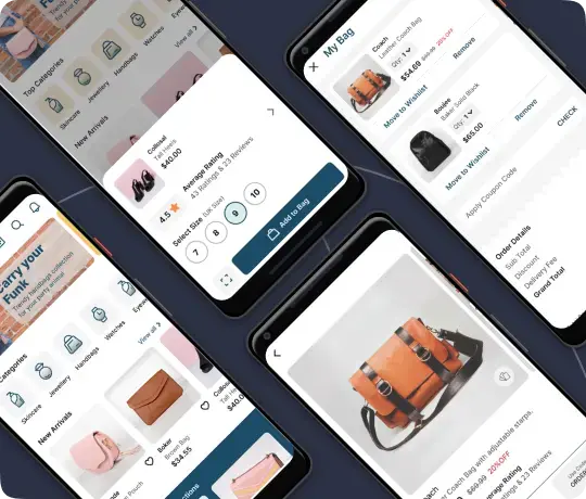 WooCommerce mobile headless commerce interface with optimized UI
