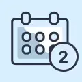 WooCommerce project planning step icon for scheduling development