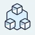 Scalable Shopify Hydrogen store architecture icon with modular components