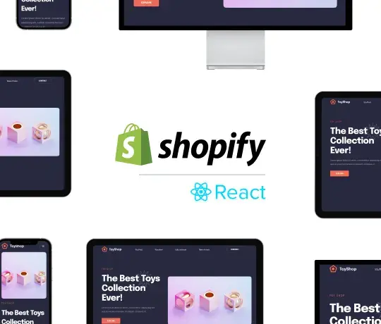 Shopify Hydrogen and React headless commerce development interface