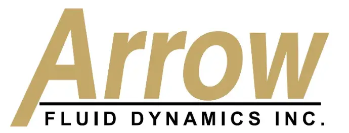 Arrow Fluid Dynamics Inc. corporate logo for industrial engineering client