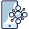 Mobile app API and system integration icon