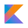 Kotlin programming language logo for Android development