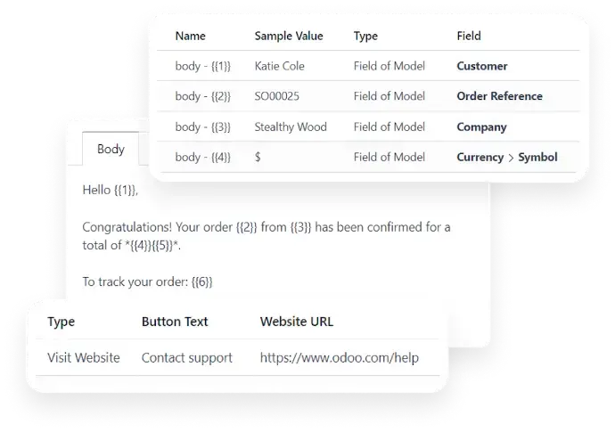 Client communication and document management interface illustration