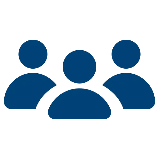 Team collaboration icon representing executive advisory and business growth strategy