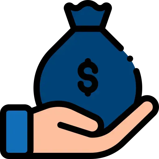 Investment funding icon representing capital raising and investment planning support