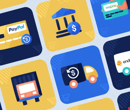 WooCommerce payment and shipping integration icons for custom plugins