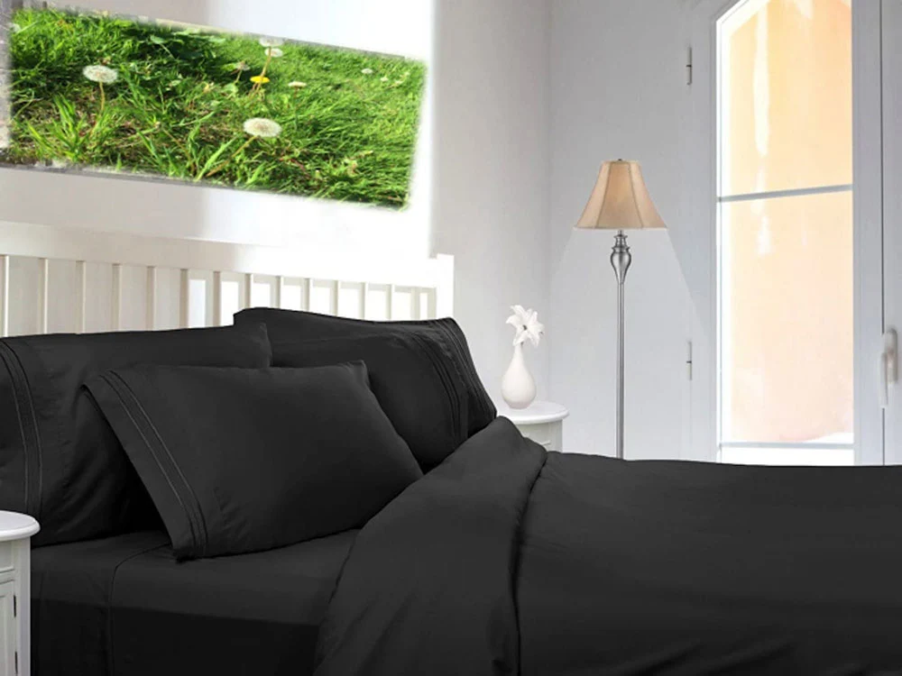 16" Extra Deep Percale Non-Iron Fitted Sheets Egyptian Cotton